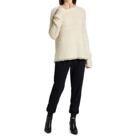 Raquel Allegra - Alpaca + Wool Open Knit Pullover- NWOT from Nordstrom Rack - Picture 12 of 12
